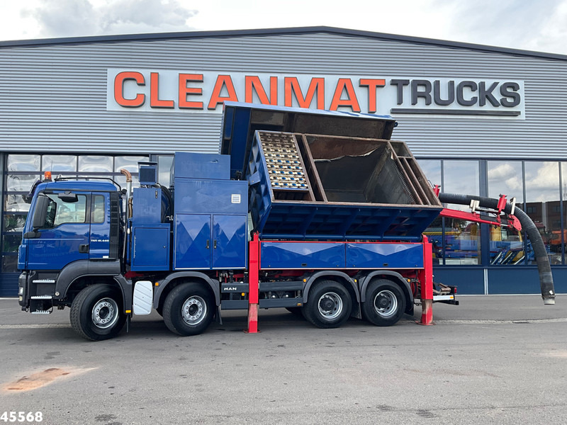 MAN TGS 41.440 8x4 Full Steel Reschwitzer 10m³ Saugbagger Just 132.502 Km! - Caminhão limpa fossa: foto 1 MAN TGS 41.440 8x4 Full Steel Reschwitzer 10m³ Saugbagger Just 132.502 Km! - Caminhão limpa fossa: foto 1