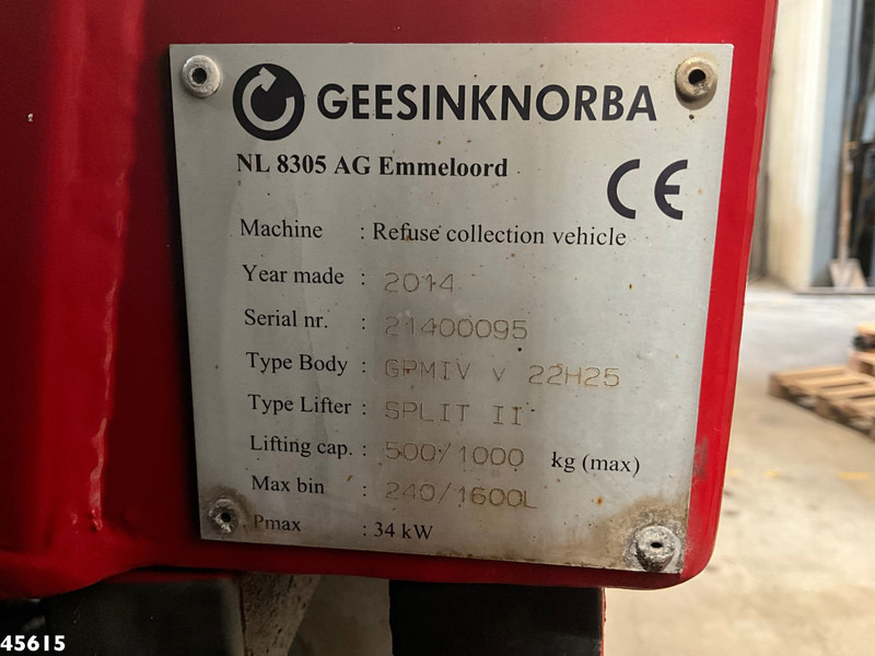 Caminhão de lixo Mercedes-Benz Econic 2630 RHD Euro 6 Geesink 22m³ Just 160.227 km!: foto 18 Caminhão de lixo Mercedes-Benz Econic 2630 RHD Euro 6 Geesink 22m³ Just 160.227 km!: foto 18