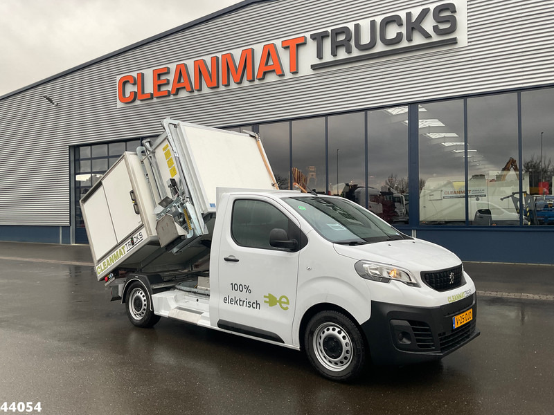 Peugeot E-Expert 100% elektrisch kippende zijlader - Caminhão de lixo: foto 1 Peugeot E-Expert 100% elektrisch kippende zijlader - Caminhão de lixo: foto 1