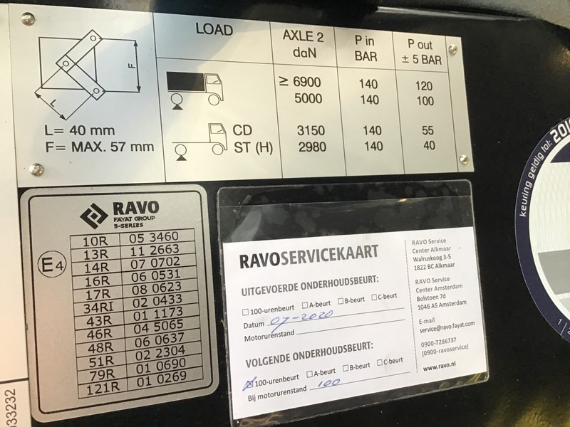 Locação financeira de Ravo 5-SERIES 580 with 3-rd brush Ravo 5-SERIES 580 with 3-rd brush: foto 8