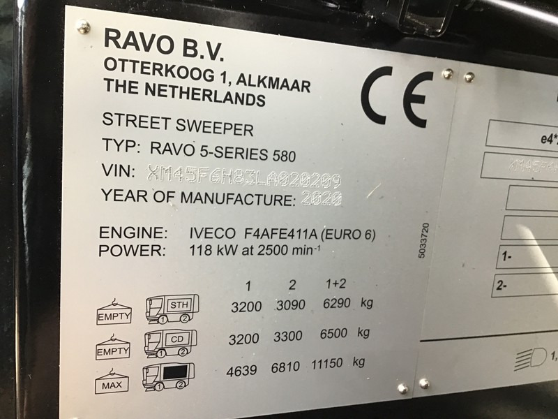Locação financeira de Ravo 5-SERIES 580 with 3-rd brush Ravo 5-SERIES 580 with 3-rd brush: foto 6