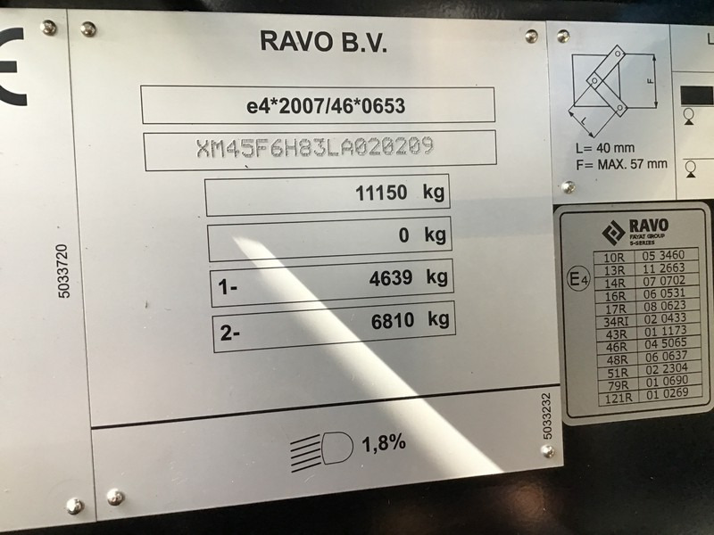 Locação financeira de Ravo 5-SERIES 580 with 3-rd brush Ravo 5-SERIES 580 with 3-rd brush: foto 7