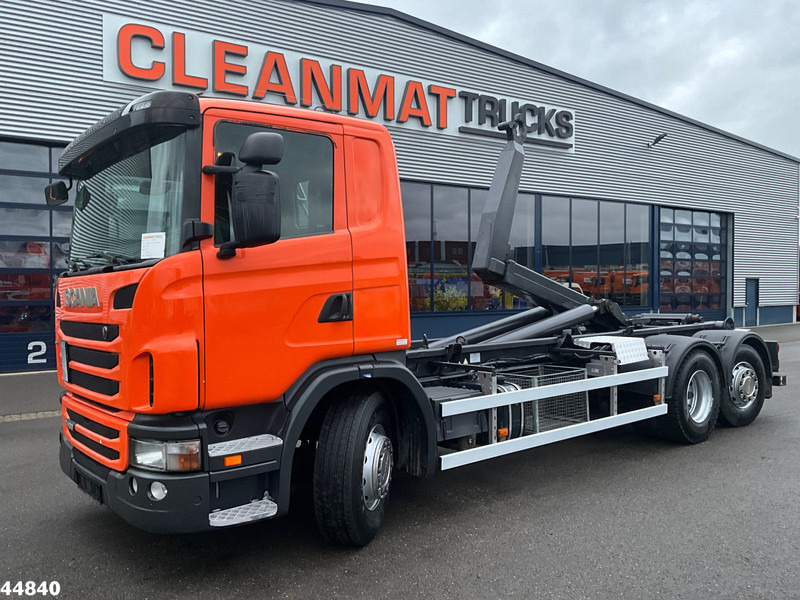 Scania G 400 Retarder VDL 21 Ton haakarmsysteem - Camião polibenne: foto 1 Scania G 400 Retarder VDL 21 Ton haakarmsysteem - Camião polibenne: foto 1