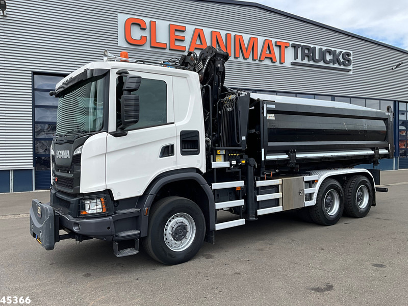 Scania G 410 6x6 Euro 6 Palfinger 17 Tonmeter Z-kraan - Camião basculante, Camião grua: foto 3 Scania G 410 6x6 Euro 6 Palfinger 17 Tonmeter Z-kraan - Camião basculante, Camião grua: foto 3