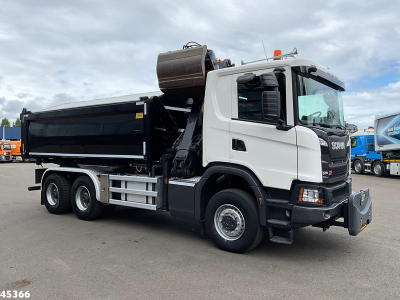 Scania G 410 6x6 Euro 6 Palfinger 17 Tonmeter Z-kraan - Camião basculante, Camião grua: foto 4 Scania G 410 6x6 Euro 6 Palfinger 17 Tonmeter Z-kraan - Camião basculante, Camião grua: foto 4