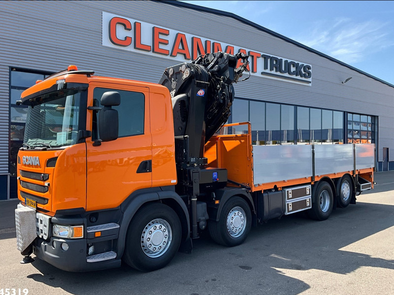 Scania G 450 Euro 6 HMF 60 Tonmeter laadkraan + Fly-Jib - Camião grua: foto 2 Scania G 450 Euro 6 HMF 60 Tonmeter laadkraan + Fly-Jib - Camião grua: foto 2