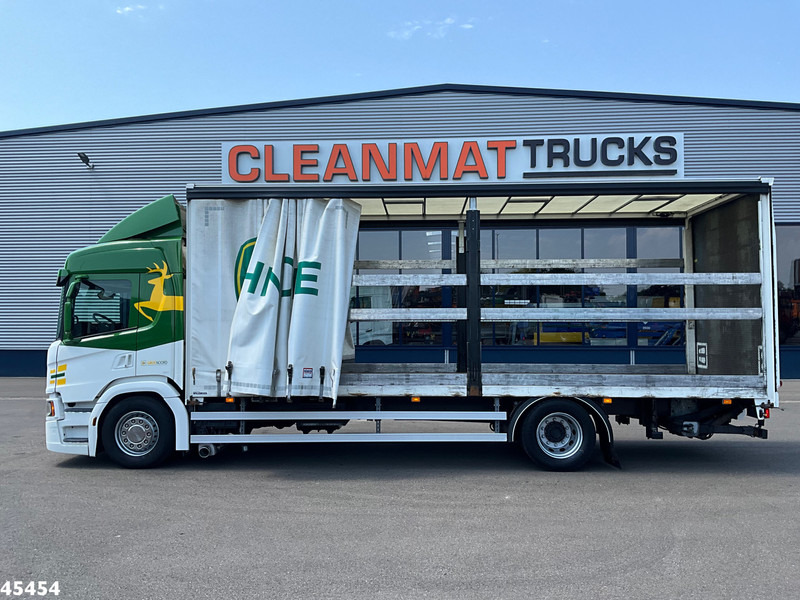 Scania P 280 Euro 6 Schuifzeil DHollandia 4 Ton laadklep Machine transport! - Camião de lona: foto 2 Scania P 280 Euro 6 Schuifzeil DHollandia 4 Ton laadklep Machine transport! - Camião de lona: foto 2