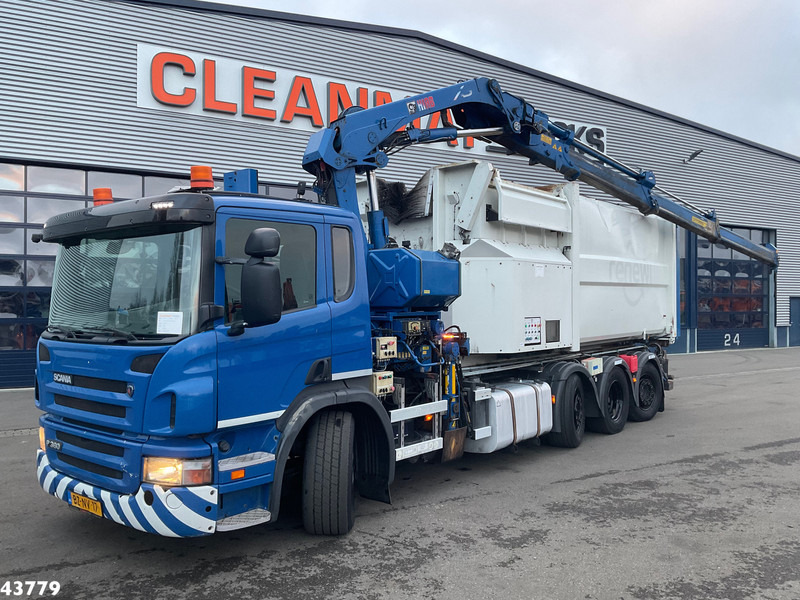 Scania P 360 8x2 Hiab 21 Tonmeter laadkraan - Camião polibenne, Camião grua: foto 1 Scania P 360 8x2 Hiab 21 Tonmeter laadkraan - Camião polibenne, Camião grua: foto 1