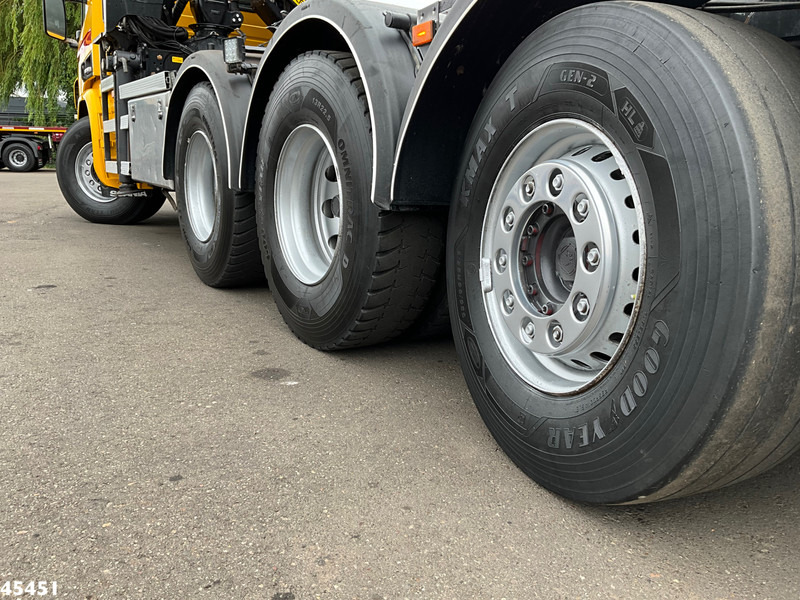 Camião polibenne, Camião grua Scania P 410 8x4 Euro 6 Palfinger 14 Tonmeter Z-kraan: foto 13