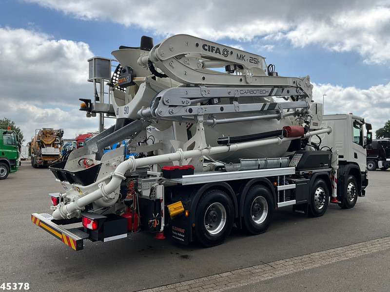 Scania P 450 XT 8x4 Euro 6 Retarder CIFA 7m³ Mixer + Pumi Pump 25 m³ NEW & UNUSED! - Autobomba de betão: foto 4 Scania P 450 XT 8x4 Euro 6 Retarder CIFA 7m³ Mixer + Pumi Pump 25 m³ NEW & UNUSED! - Autobomba de betão: foto 4