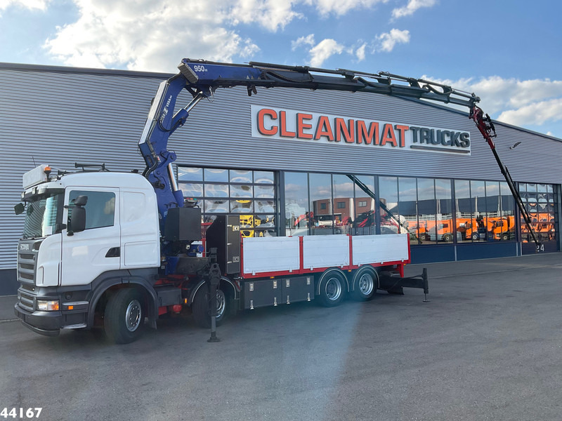 Scania R 480 Amco Veba 95 Tometer laadkraan + Fly-Jib - Camião grua: foto 1 Scania R 480 Amco Veba 95 Tometer laadkraan + Fly-Jib - Camião grua: foto 1