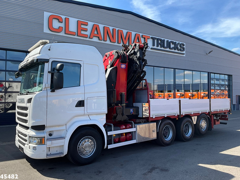 Scania R 490 8x4 Euro 6 Retarder HMF 60 Tonmeter laadkraan + Fly-Jib - Camião grua: foto 2 Scania R 490 8x4 Euro 6 Retarder HMF 60 Tonmeter laadkraan + Fly-Jib - Camião grua: foto 2