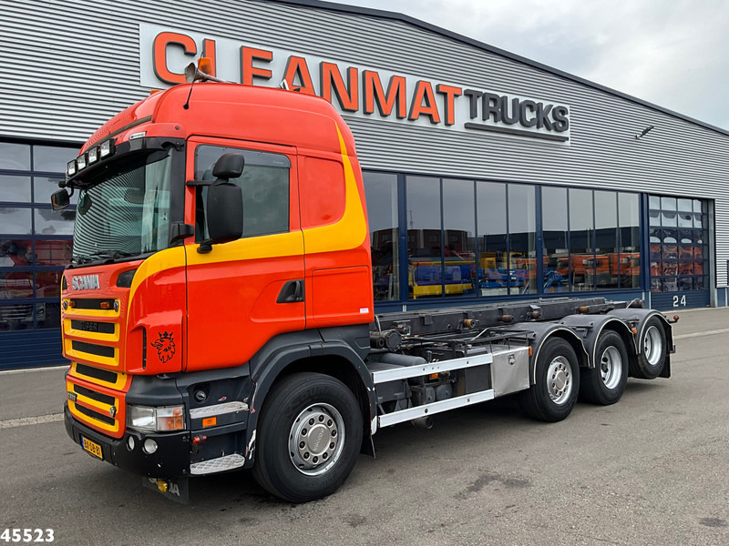 Scania R 500 V8 8x2 NCH 30 Ton containersysteem - Camião com sistema de cabo: foto 2 Scania R 500 V8 8x2 NCH 30 Ton containersysteem - Camião com sistema de cabo: foto 2