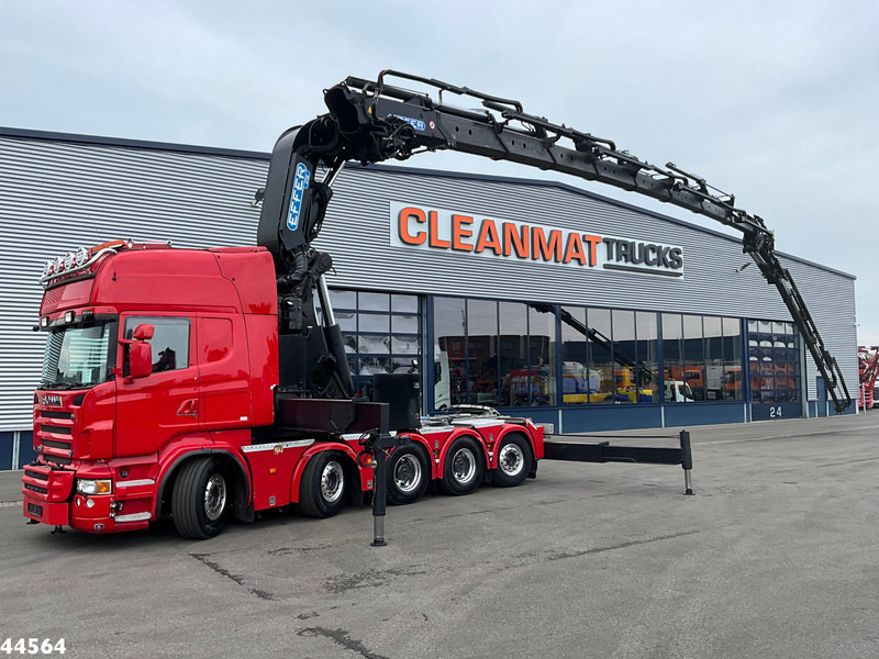 Scania R 620 10x4 V8 Retarder Effer 175 Tonmeter laadkraan + Fly-Jib Just 170.527 km! - Camião grua: foto 5 Scania R 620 10x4 V8 Retarder Effer 175 Tonmeter laadkraan + Fly-Jib Just 170.527 km! - Camião grua: foto 5