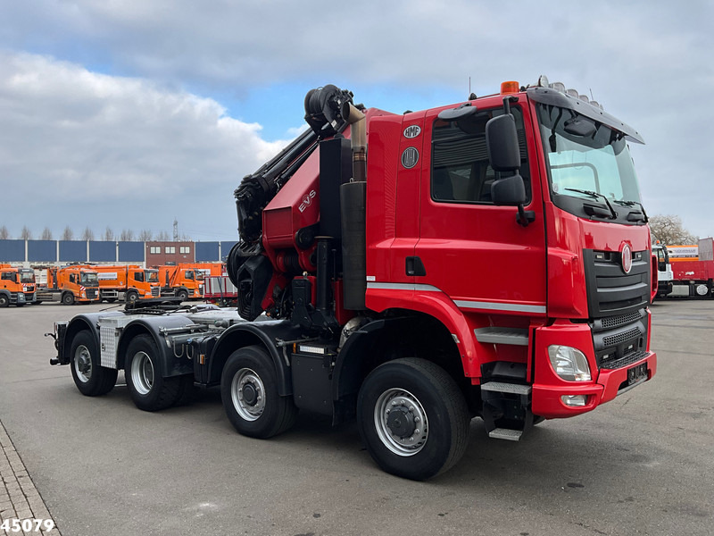 Camião grua Tatra T 158 8x6 Euro 6 HMF 85 Tonmeter laadkraan + Fly-Jib Just 147.844 km!: foto 10