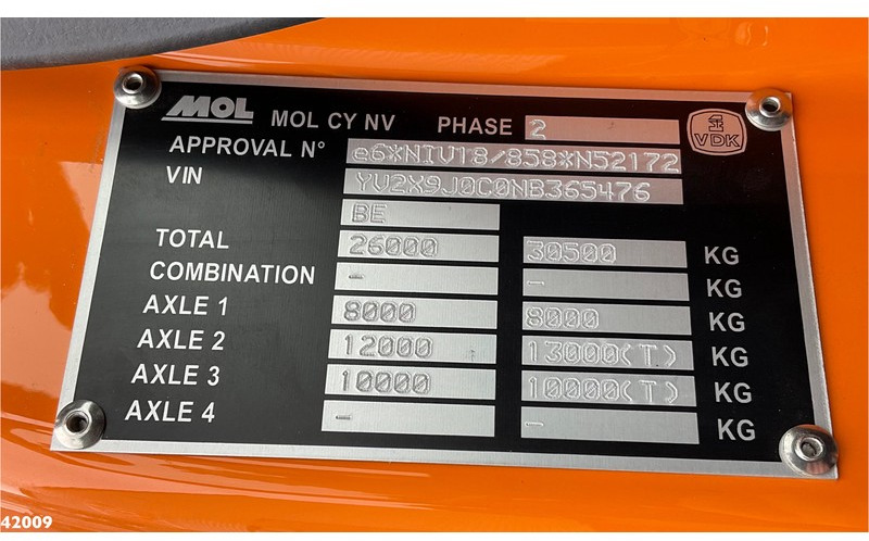 Caminhão de lixo Volvo FM 330 VDK 23m³ SULO weighing system: foto 10