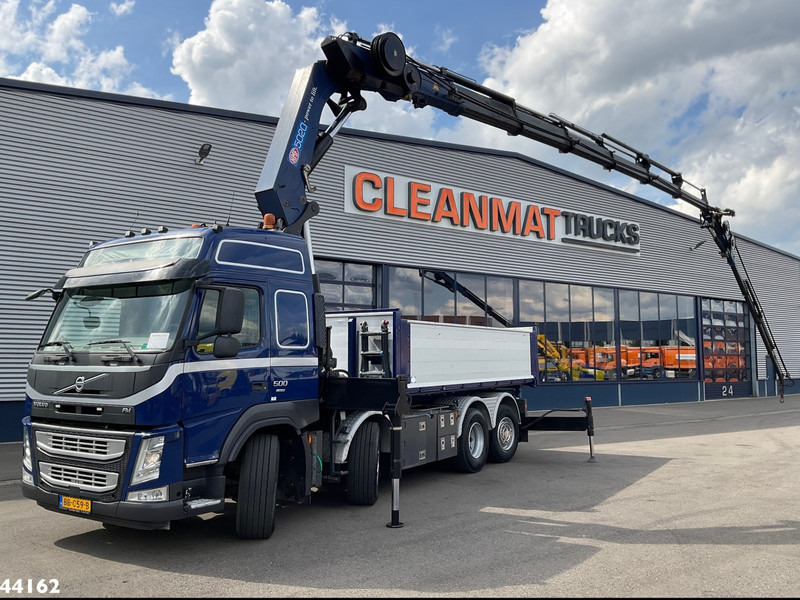 Volvo FM 500 Euro 6 HMF 50 Tonmeter laadkraan + Fly-Jib - Camião grua: foto 1 Volvo FM 500 Euro 6 HMF 50 Tonmeter laadkraan + Fly-Jib - Camião grua: foto 1