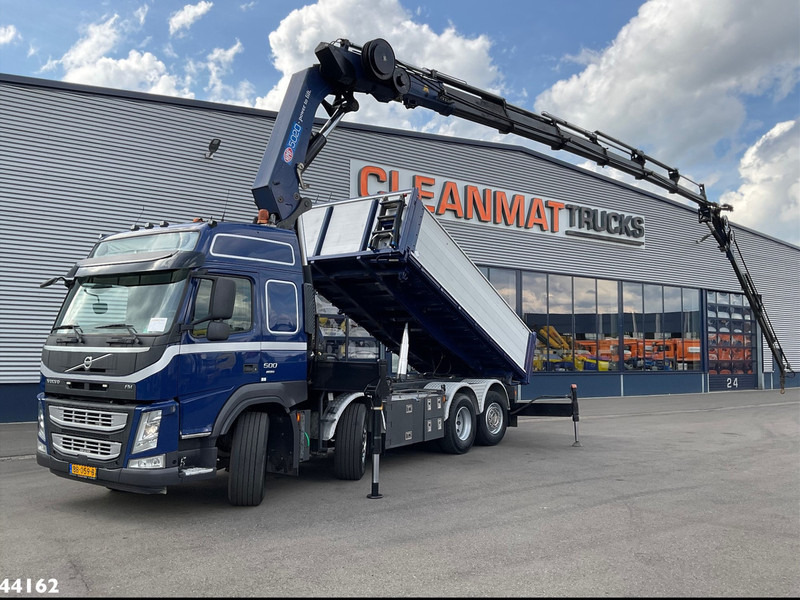 Volvo FM 500 Euro 6 HMF 50 Tonmeter laadkraan + Fly-Jib - Camião grua: foto 2 Volvo FM 500 Euro 6 HMF 50 Tonmeter laadkraan + Fly-Jib - Camião grua: foto 2