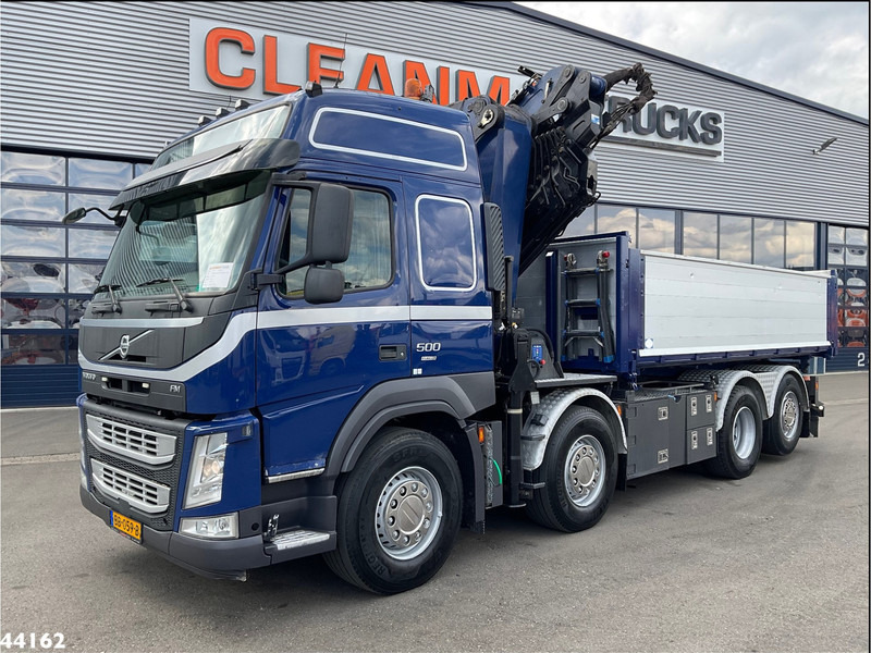 Volvo FM 500 Euro 6 HMF 50 Tonmeter laadkraan + Fly-Jib - Camião basculante, Camião grua: foto 4 Volvo FM 500 Euro 6 HMF 50 Tonmeter laadkraan + Fly-Jib - Camião basculante, Camião grua: foto 4
