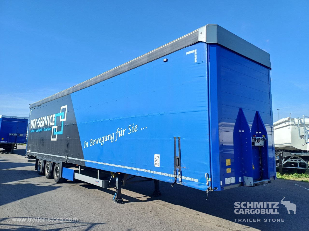 SCHMITZ Auflieger Curtainsider Mega - Semi-reboque de lona: foto 1 SCHMITZ Auflieger Curtainsider Mega - Semi-reboque de lona: foto 1