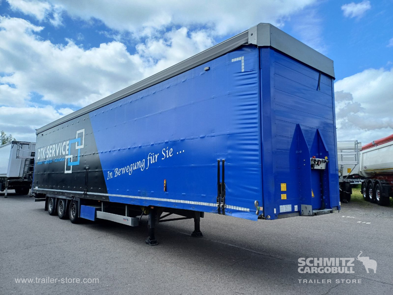 SCHMITZ Auflieger Curtainsider Mega - Semi-reboque de lona: foto 1 SCHMITZ Auflieger Curtainsider Mega - Semi-reboque de lona: foto 1