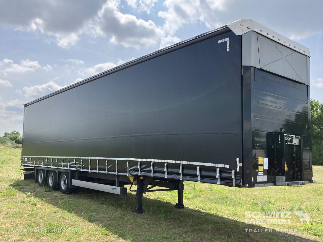 SCHMITZ Auflieger Curtainsider Mega - Semi-reboque de lona: foto 1 SCHMITZ Auflieger Curtainsider Mega - Semi-reboque de lona: foto 1