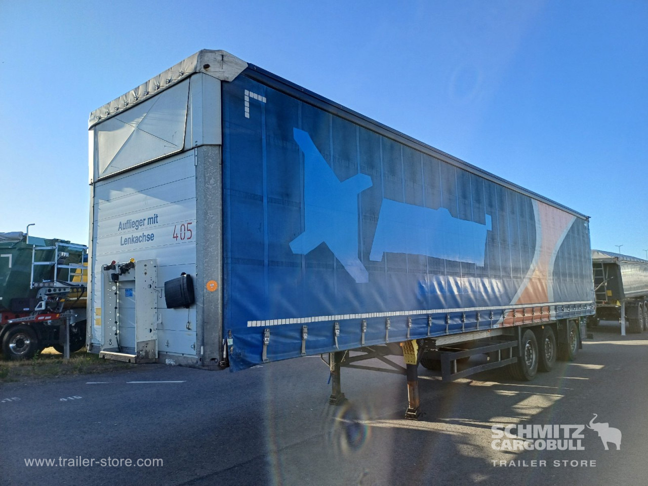 Semi-reboque de lona SCHMITZ Auflieger Curtainsider Standard Forklift holder: foto 10