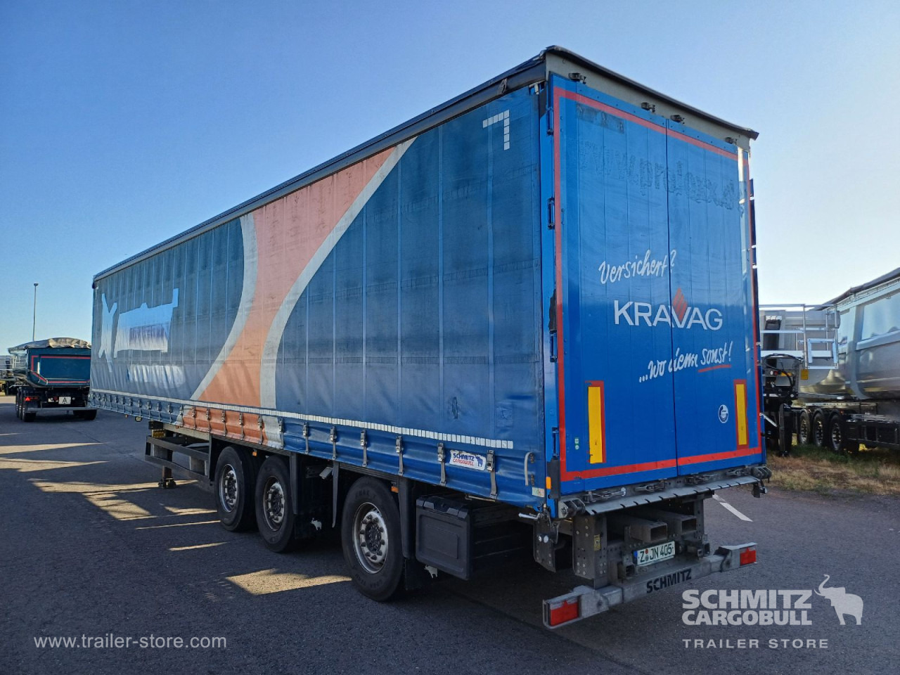 Semi-reboque de lona SCHMITZ Auflieger Curtainsider Standard Forklift holder: foto 8