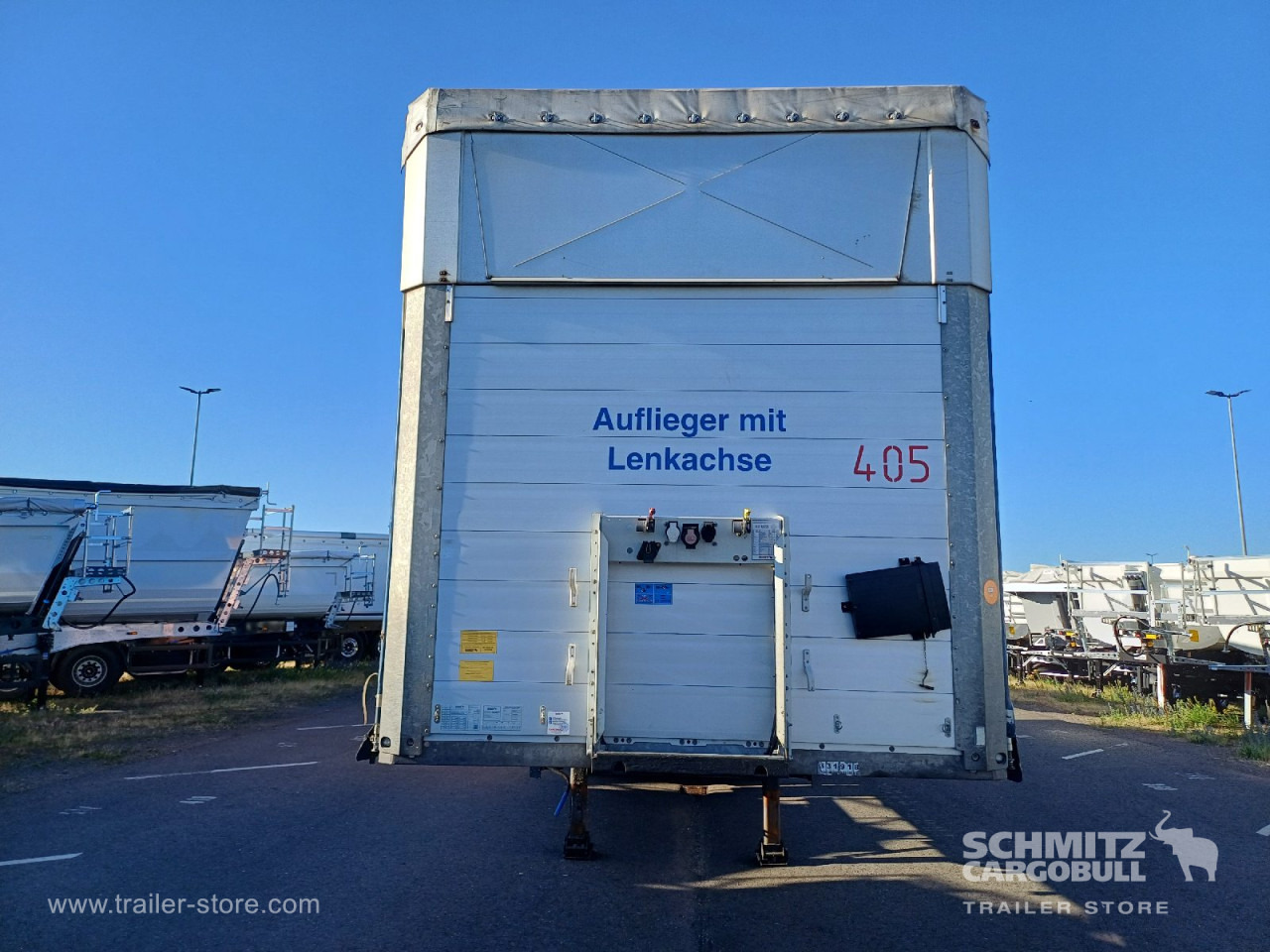 Semi-reboque de lona SCHMITZ Auflieger Curtainsider Standard Forklift holder: foto 15