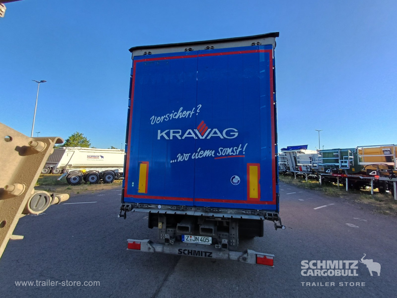 Semi-reboque de lona SCHMITZ Auflieger Curtainsider Standard Forklift holder: foto 14