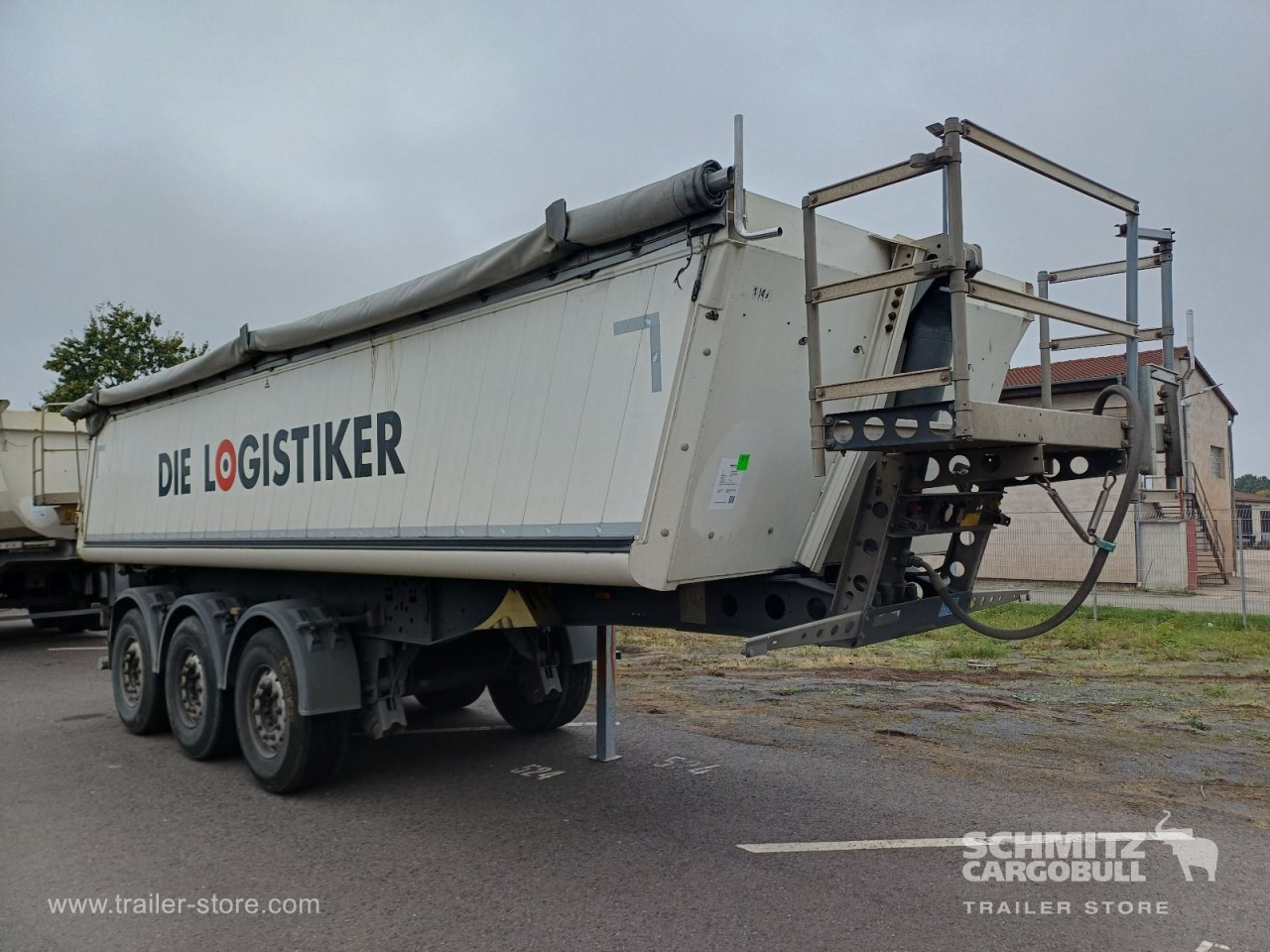 SCHMITZ Auflieger Kipper Alukastenmulde 24m³ - Semi-reboque basculante: foto 1 SCHMITZ Auflieger Kipper Alukastenmulde 24m³ - Semi-reboque basculante: foto 1