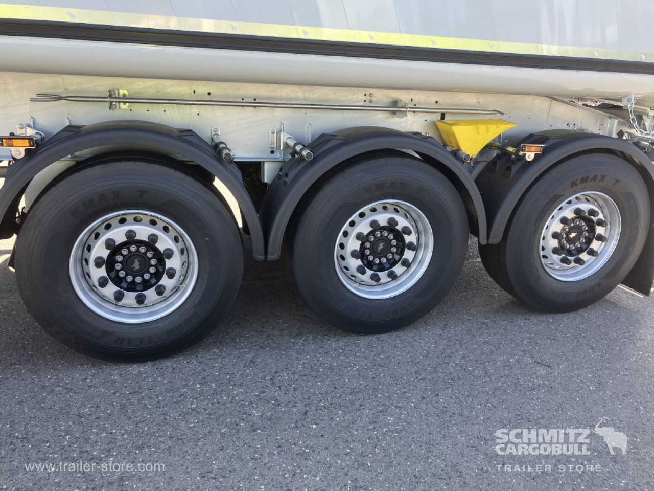 SCHMITZ Auflieger Kipper Alukastenmulde 52m³ - Semi-reboque basculante: foto 4 SCHMITZ Auflieger Kipper Alukastenmulde 52m³ - Semi-reboque basculante: foto 4