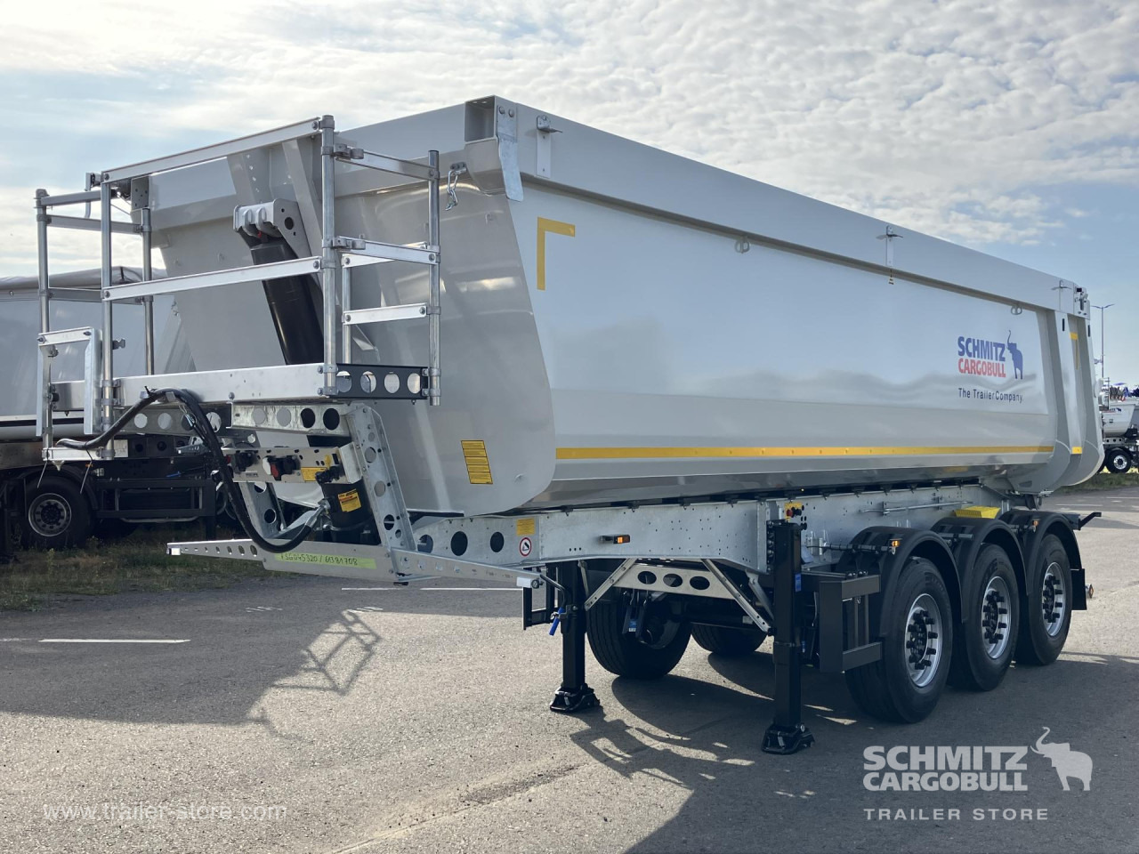 SCHMITZ Auflieger Kipper Stahlrundmulde 29m³ - Semi-reboque basculante: foto 5 SCHMITZ Auflieger Kipper Stahlrundmulde 29m³ - Semi-reboque basculante: foto 5