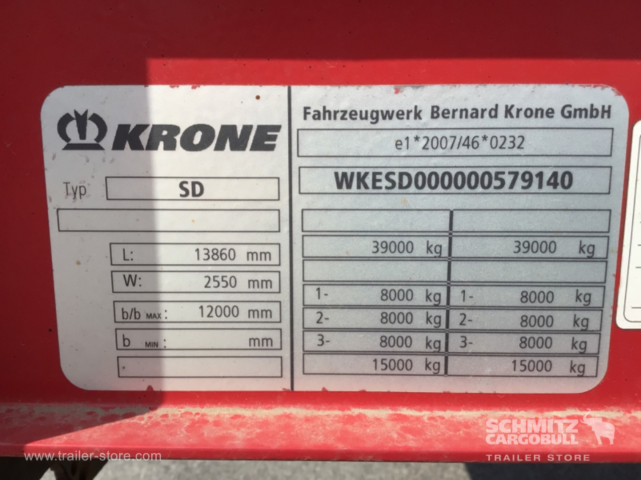 KRONE Platform Standard - Semi-reboque de lona: foto 3 KRONE Platform Standard - Semi-reboque de lona: foto 3