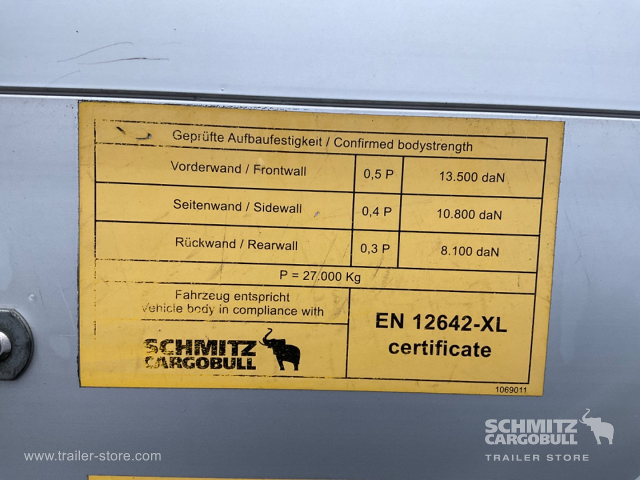 Semi-reboque de lona SCHMITZ Curtainsider Standard Forklift holder: foto 6