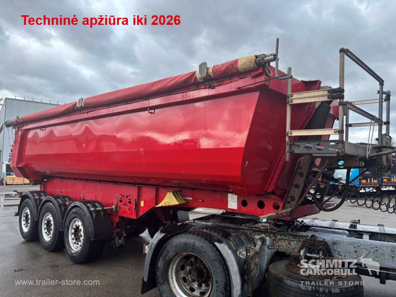 SCHMITZ Tipper Steel half pipe body 25m³ - Semi-reboque basculante: foto 1 SCHMITZ Tipper Steel half pipe body 25m³ - Semi-reboque basculante: foto 1