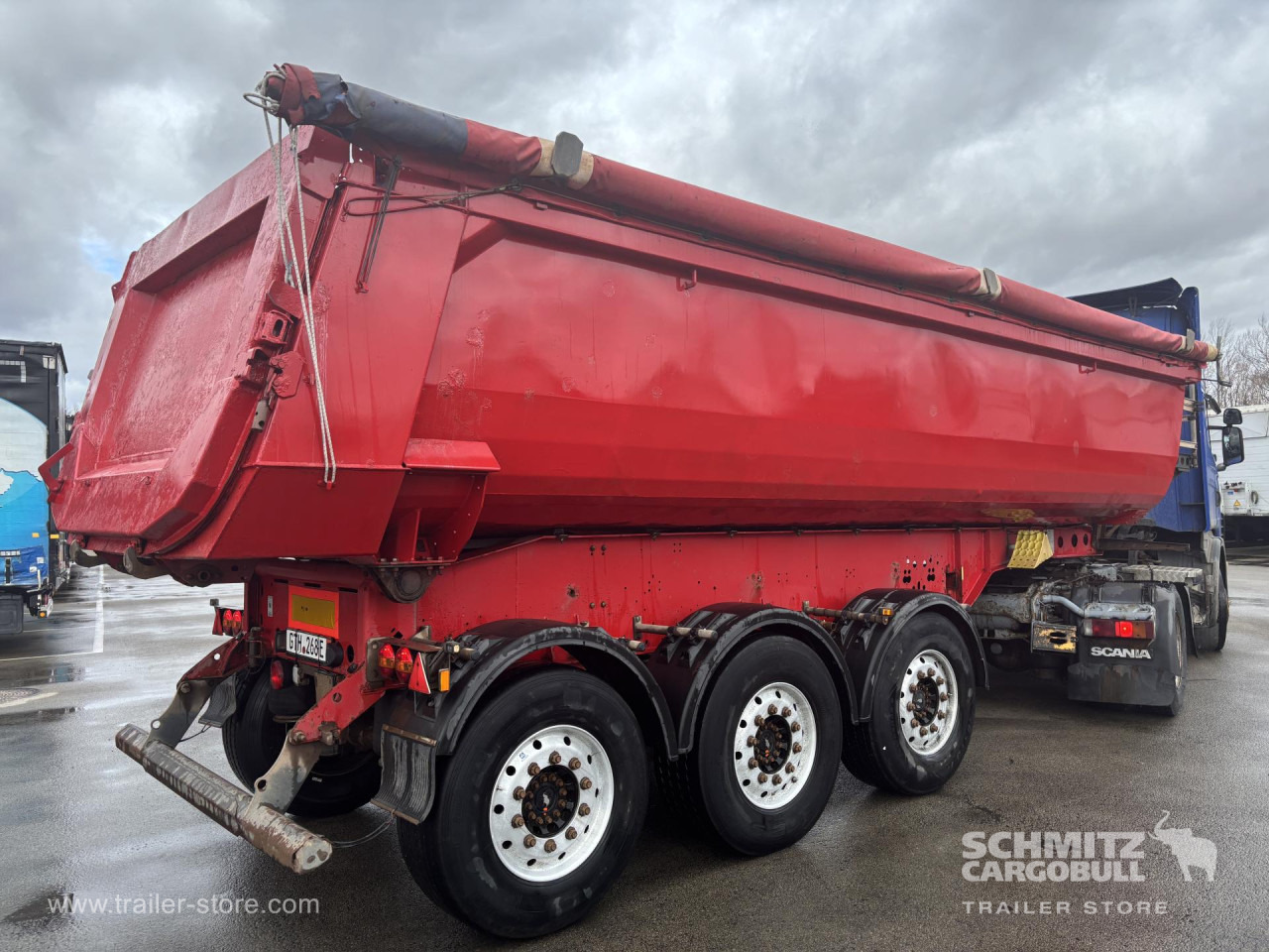 SCHMITZ Tipper Steel half pipe body 25m³ - Semi-reboque basculante: foto 5 SCHMITZ Tipper Steel half pipe body 25m³ - Semi-reboque basculante: foto 5