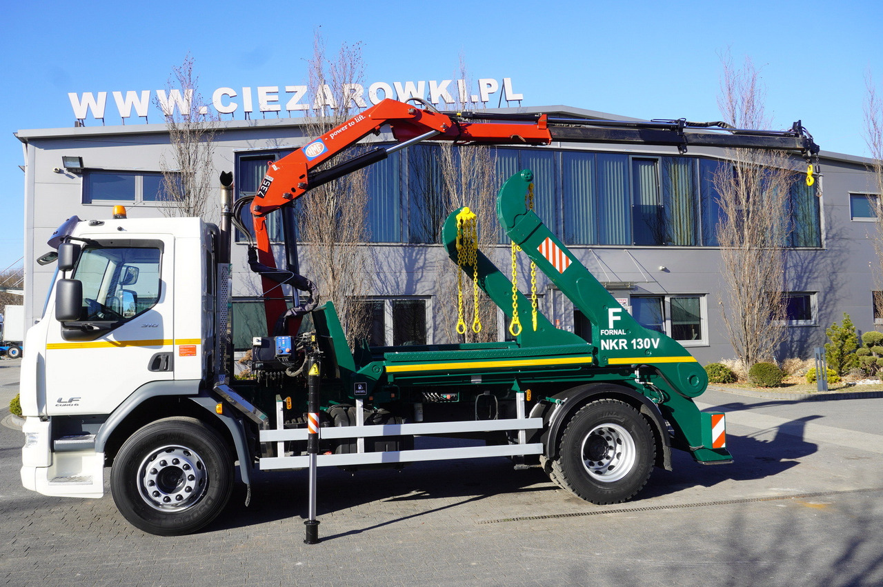 DAF LF 18.310 E6 / Skip loader Fornal NKR 130V / HDS HMF 735 K2 / Manual gearbox - Camião grua: foto 4 DAF LF 18.310 E6 / Skip loader Fornal NKR 130V / HDS HMF 735 K2 / Manual gearbox - Camião grua: foto 4