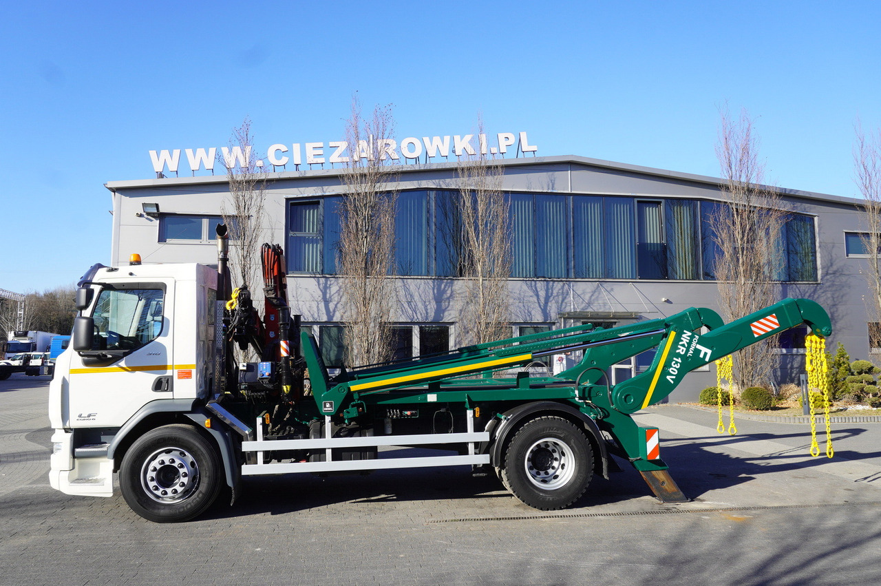 DAF LF 18.310 E6 / Skip loader Fornal NKR 130V / HDS HMF 735 K2 / Manual gearbox - Camião polibenne, Camião grua: foto 3 DAF LF 18.310 E6 / Skip loader Fornal NKR 130V / HDS HMF 735 K2 / Manual gearbox - Camião polibenne, Camião grua: foto 3