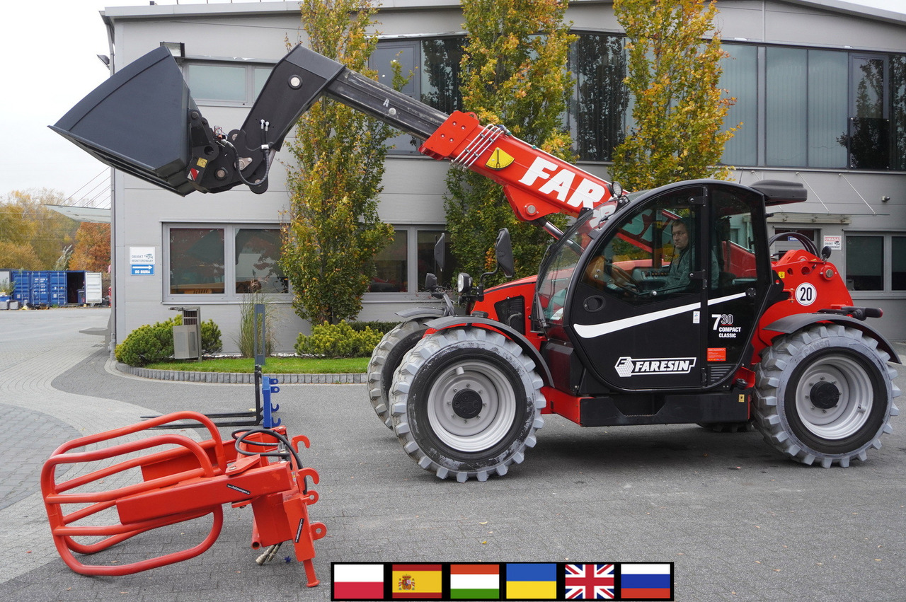 FARESIN 730C Classic 55 / 550 MTH !!! / 7 m reach / joystick - Empilhador telescópico: foto 1 FARESIN 730C Classic 55 / 550 MTH !!! / 7 m reach / joystick - Empilhador telescópico: foto 1