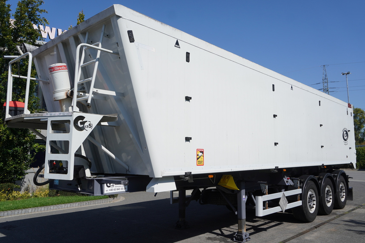Semi-reboque basculante GRAS aluminum tipper semi-trailer 48 m³: foto 8