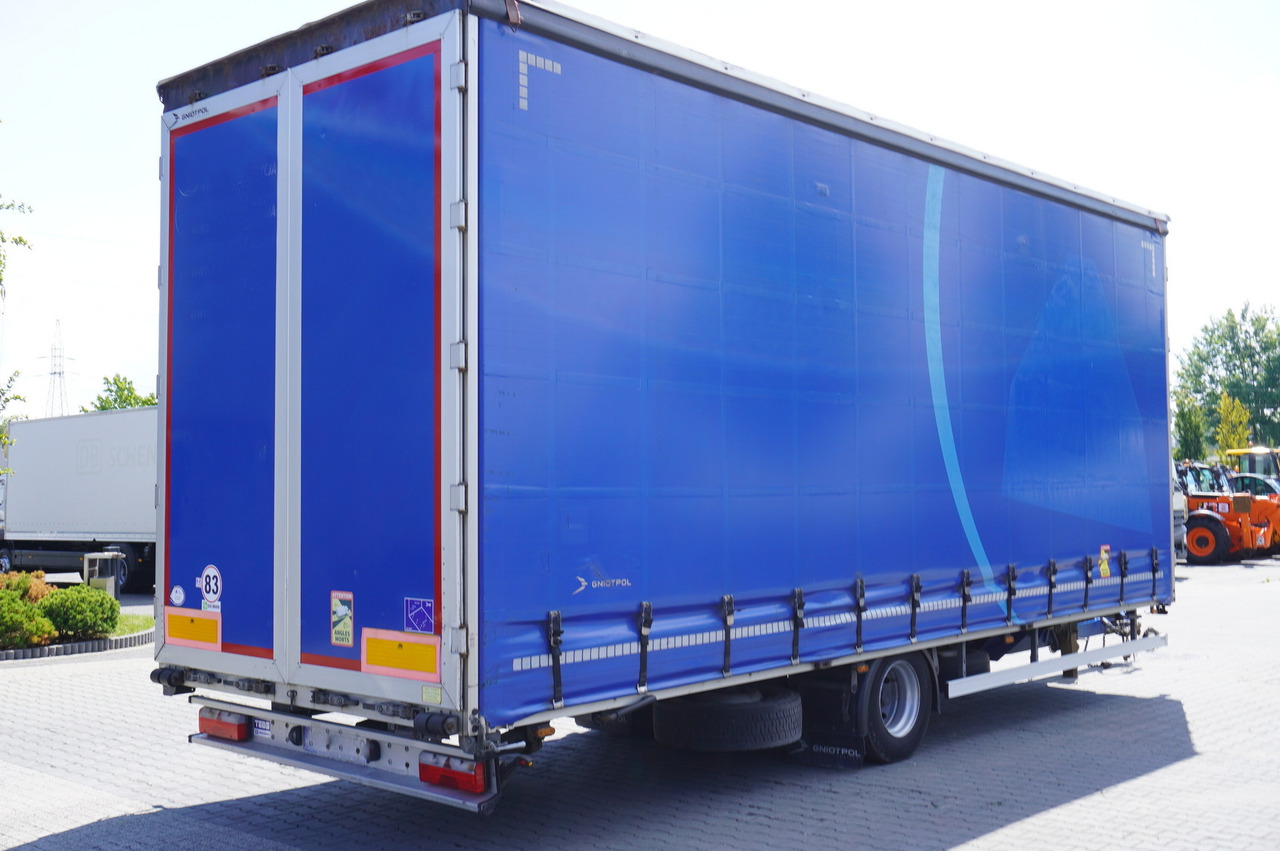 Gniotpol Tandem trailer / 10t / 2018 / 19 pallets - Reboque de lona: foto 4 Gniotpol Tandem trailer / 10t / 2018 / 19 pallets - Reboque de lona: foto 4