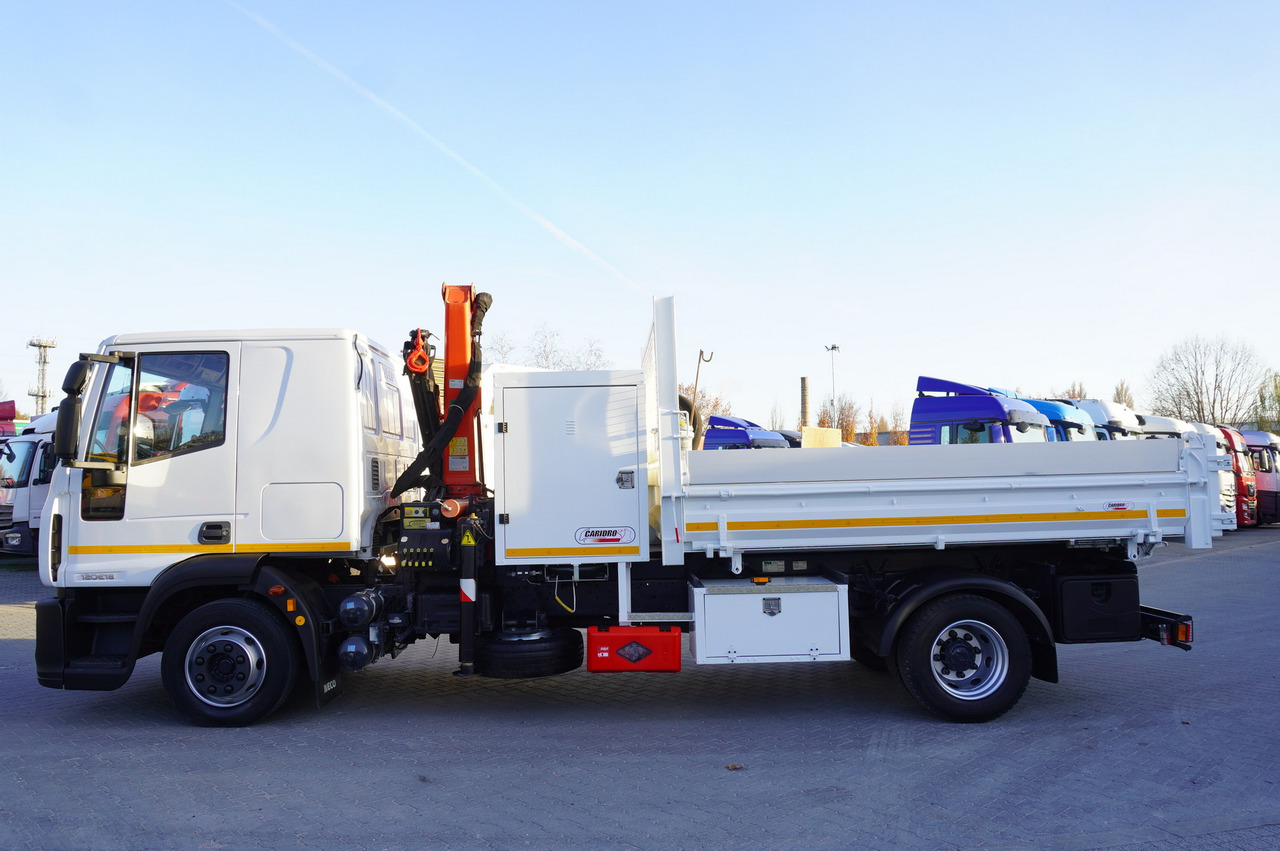 IVECO Eurocargo 120E18 Crane Palfinger / 3-way tipper / sleeper cab - Camião de caixa aberta/ Plataforma, Camião grua: foto 5 IVECO Eurocargo 120E18 Crane Palfinger / 3-way tipper / sleeper cab - Camião de caixa aberta/ Plataforma, Camião grua: foto 5