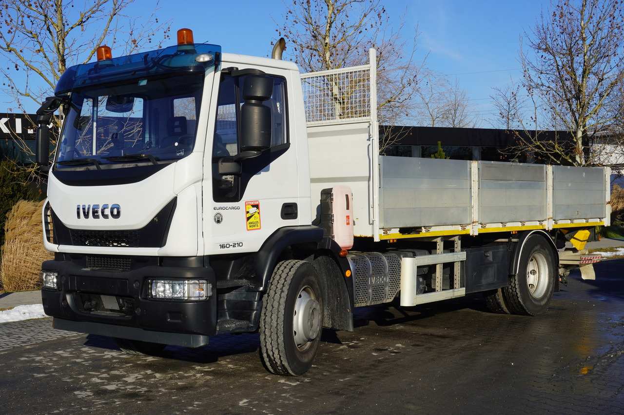 IVECO Eurocargo 160-210 / 75,000 km! / Dhollandia DHS072 lift 2000 kg - Camião de caixa aberta/ Plataforma: foto 1 IVECO Eurocargo 160-210 / 75,000 km! / Dhollandia DHS072 lift 2000 kg - Camião de caixa aberta/ Plataforma: foto 1