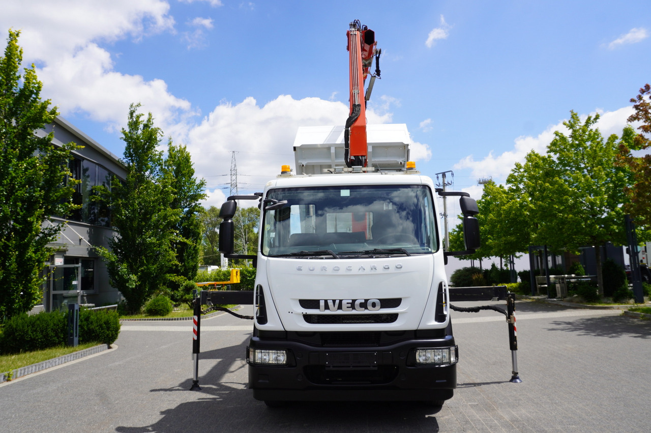 IVECO Eurocargo 160E22 EEV Dump truck / Bortmatic / Crane FASSI F95A.0.22 - Camião de caixa aberta/ Plataforma, Camião grua: foto 2 IVECO Eurocargo 160E22 EEV Dump truck / Bortmatic / Crane FASSI F95A.0.22 - Camião de caixa aberta/ Plataforma, Camião grua: foto 2