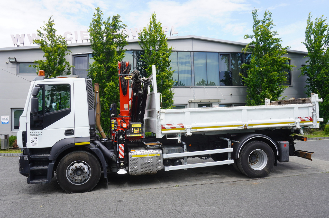 IVECO STRALIS 330 E6 / FASSI 195A 8.5 T / 3-side tipper - Camião grua: foto 3 IVECO STRALIS 330 E6 / FASSI 195A 8.5 T / 3-side tipper - Camião grua: foto 3