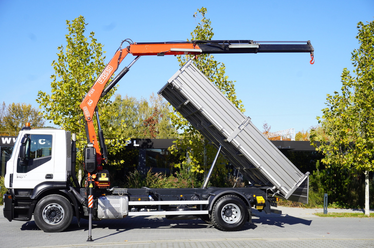 IVECO Stralis 310 E6 / NEW 3-sided tipper / Fassi F135 crane with remote control - Camião basculante, Camião grua: foto 4 IVECO Stralis 310 E6 / NEW 3-sided tipper / Fassi F135 crane with remote control - Camião basculante, Camião grua: foto 4