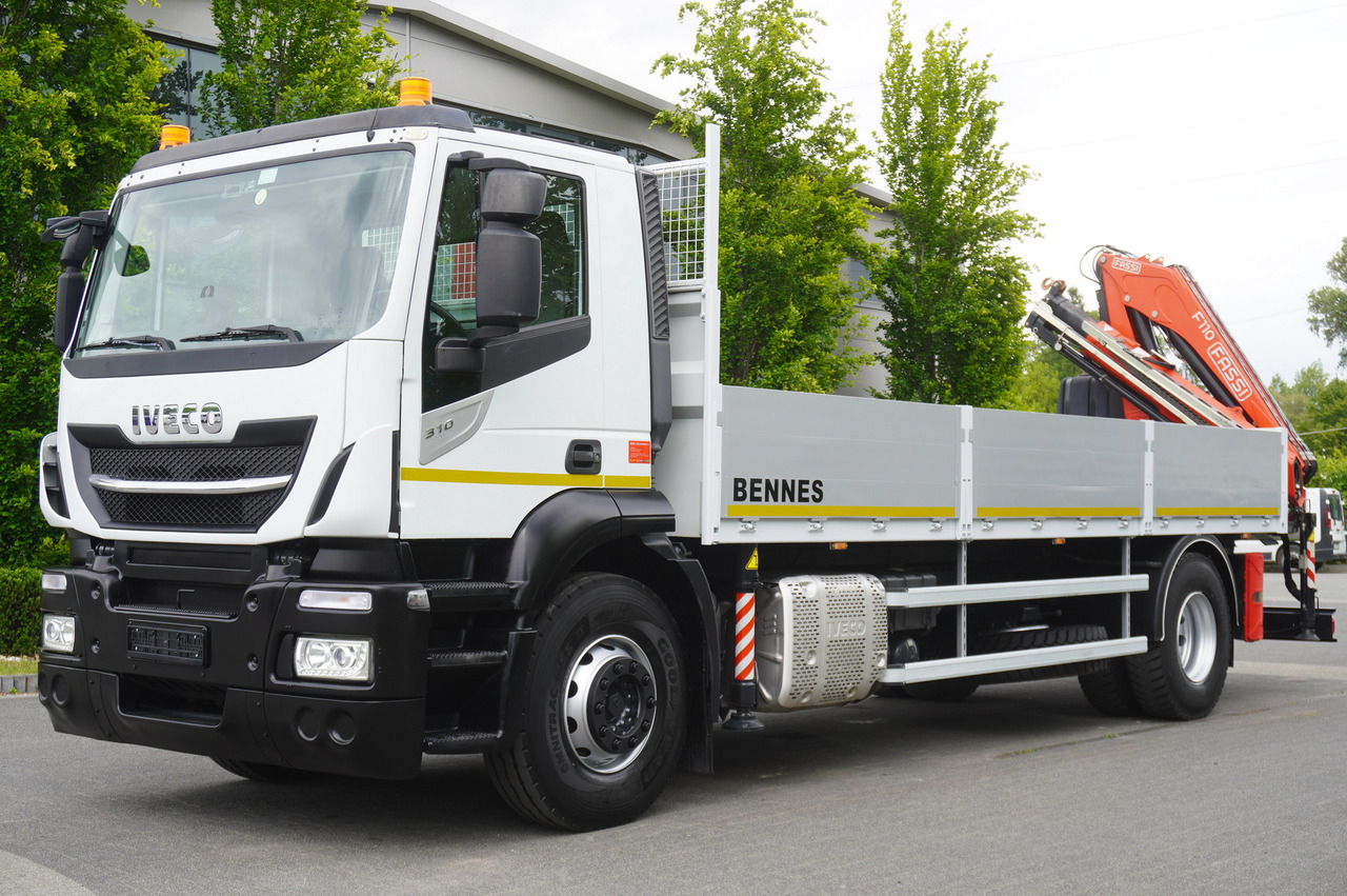 Iveco Stralis 310 / 34 tho km !!! / FASSI 4 Tons 400 MTH! / Flatbed - Camião grua, Camião grua: foto 4 Iveco Stralis 310 / 34 tho km !!! / FASSI 4 Tons 400 MTH! / Flatbed - Camião grua, Camião grua: foto 4
