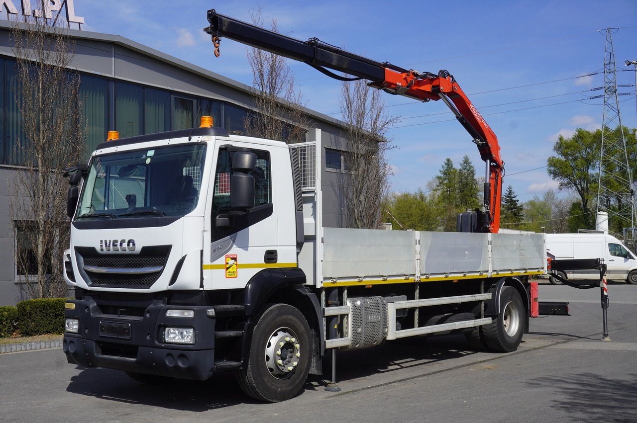 Iveco Stralis 310 / 34 tho km !!! / FASSI 4 Tons 400 MTH! / Flatbed - Camião grua, Camião grua: foto 1 Iveco Stralis 310 / 34 tho km !!! / FASSI 4 Tons 400 MTH! / Flatbed - Camião grua, Camião grua: foto 1