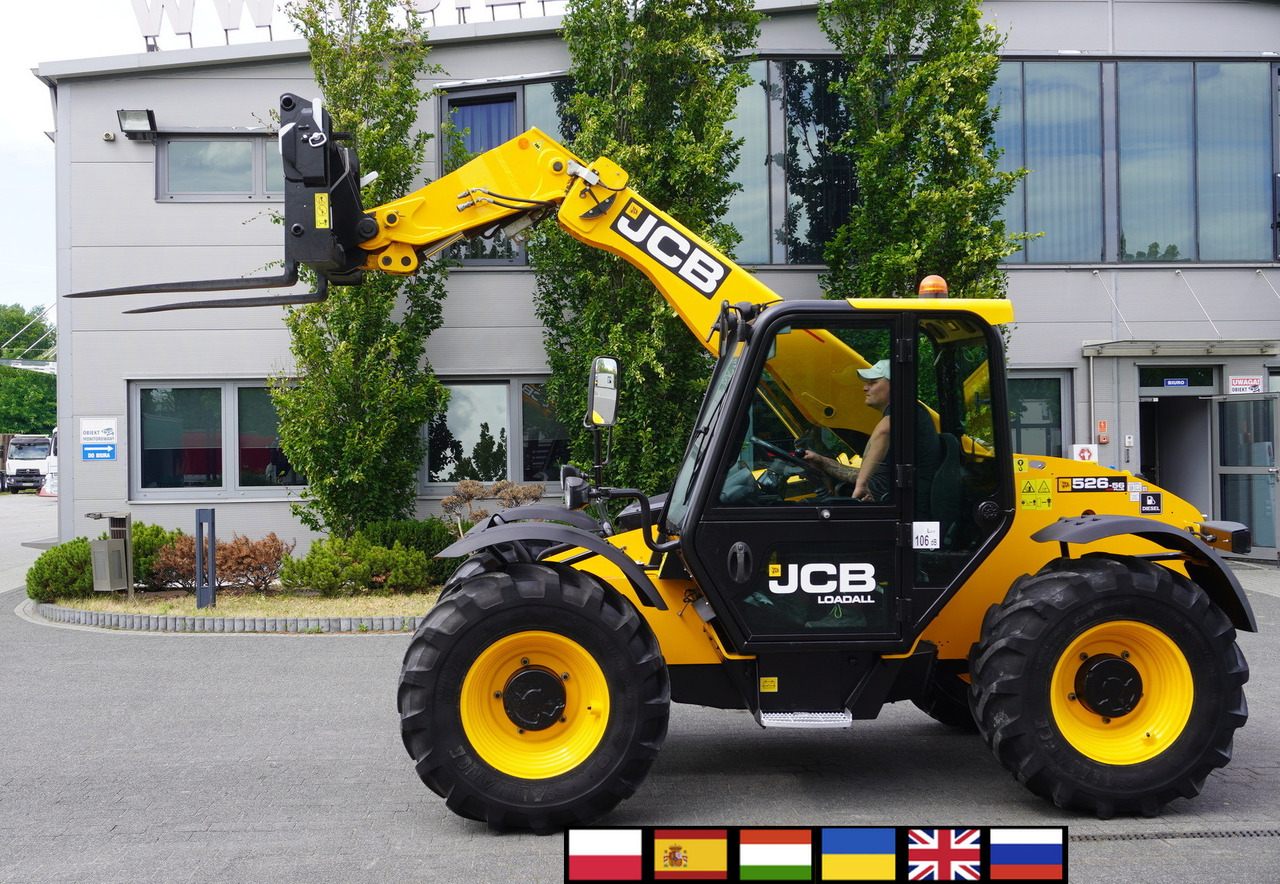 JCB 526-56 AGRI Plus / 5.6 m telescopic loader / joystick - Pá carregadora telescópica: foto 1 JCB 526-56 AGRI Plus / 5.6 m telescopic loader / joystick - Pá carregadora telescópica: foto 1